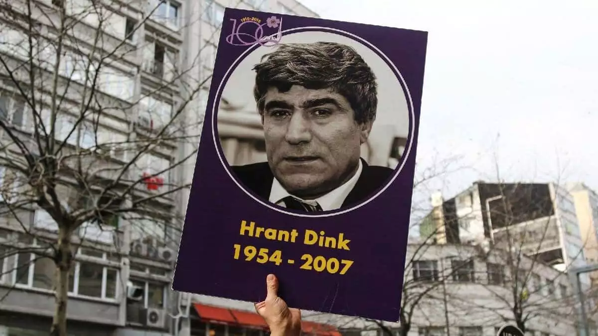 Hrant dink öldürülüşünün 14'üncü yılında anıldı