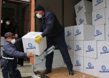 Paylaşım kolileri ihtiyaç sahiplerine ulaştırılıyor