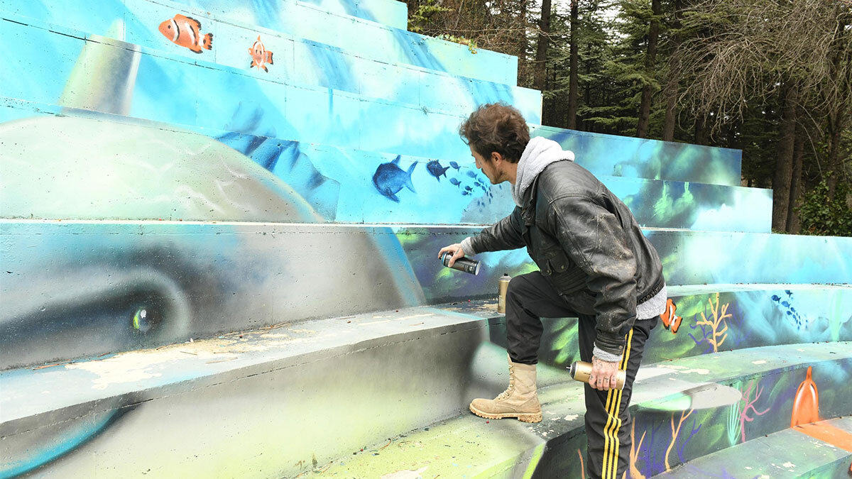 Başkent parkları grafitti sanatçılarına açıldı
