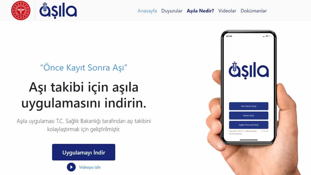 Aşıla mobil uygulama indirme ekranı; Sağlık Bakanlığı koronavirüs aşıla mobil uygulaması nedir? Aşıla mobil uygulaması nasıl indirilir?