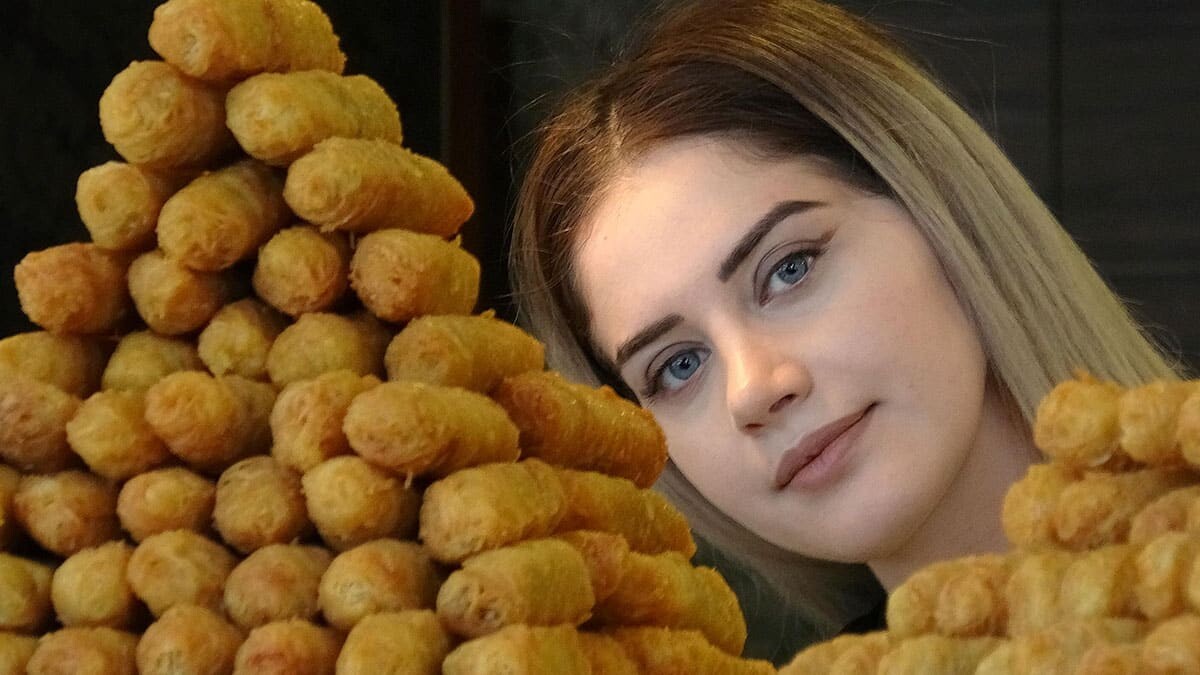 Enerji deposu kadayıf dolmasına yoğun ilgi