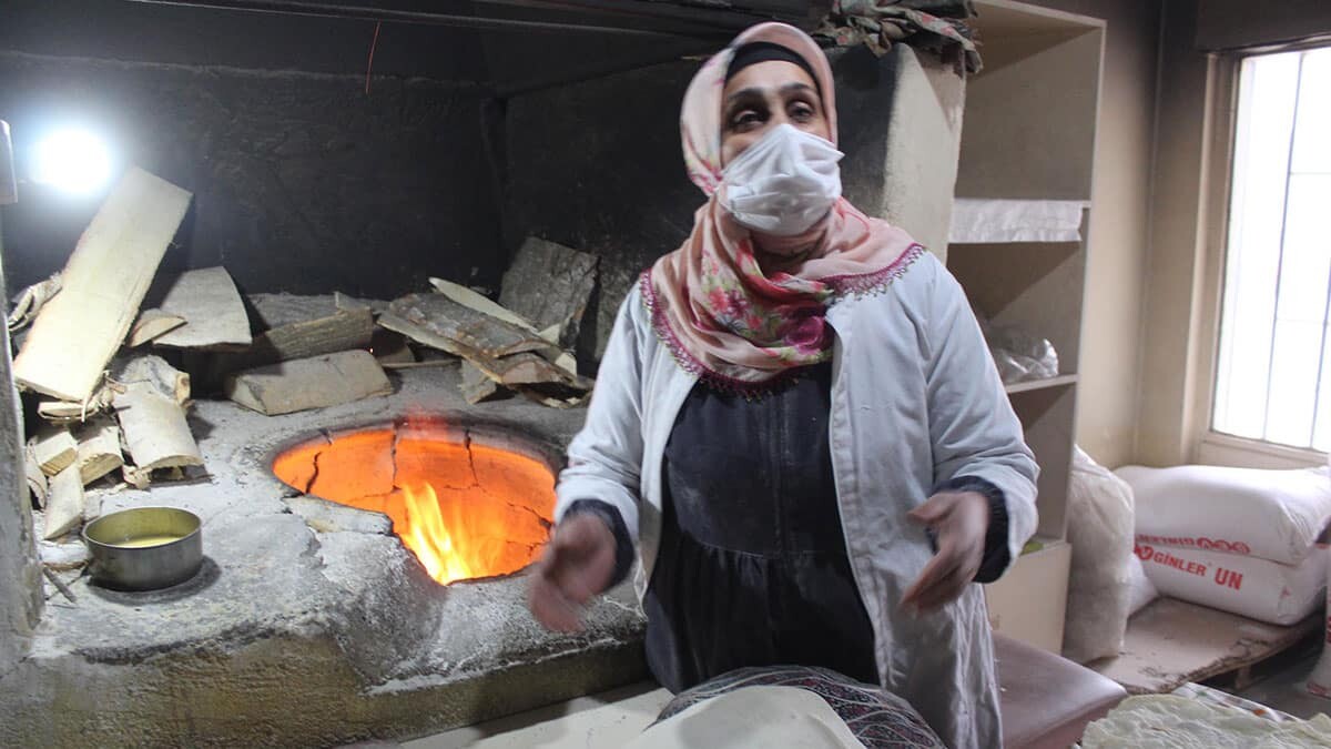 KOSGEB desteğiyle lavaş ekmek yapıp satmaya başladı