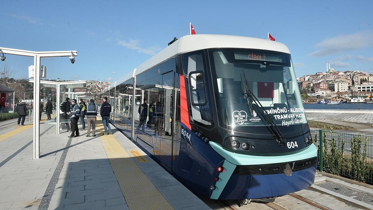 Eminönü Alibeyköy Tramvay Hattı açıldı