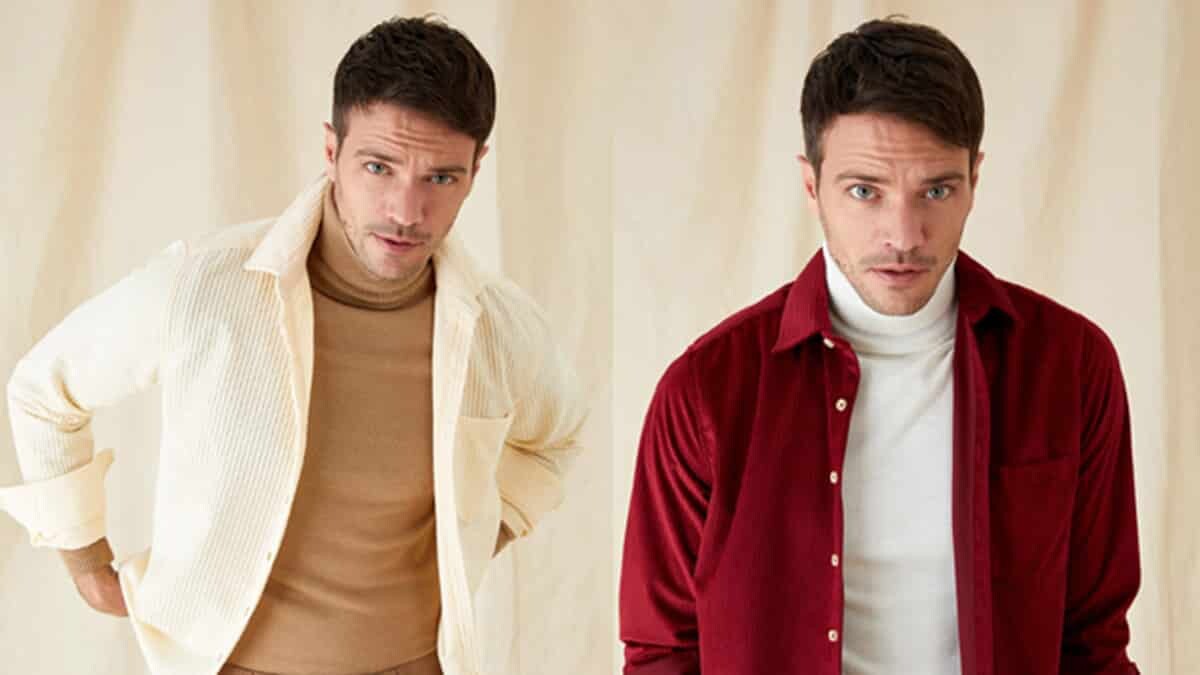 Sezonun öne çıkan ürünü rengarenk kadife gömlekler