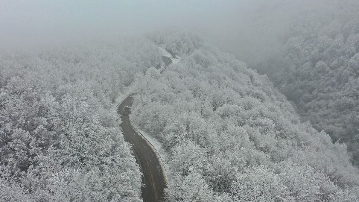 Kartepe’de kar yağışı etkili oldu