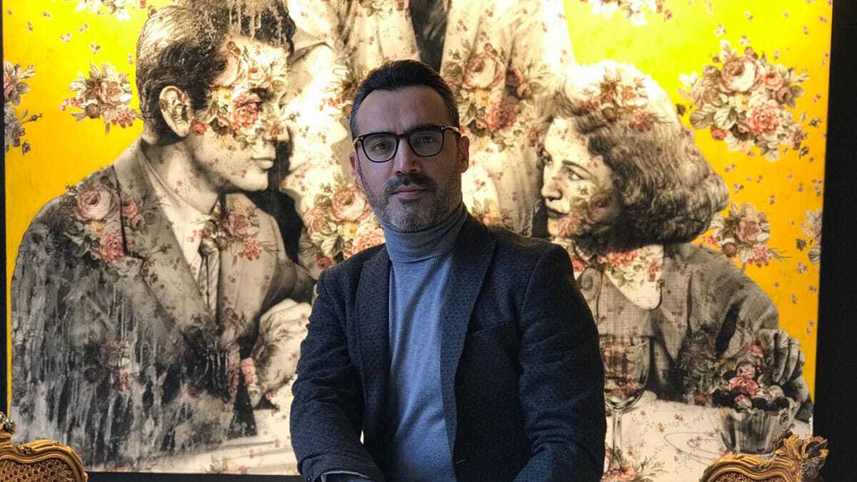 Prof. Gülveli Kaya’nın Katmanlar adlı resim sergisi açıldı.