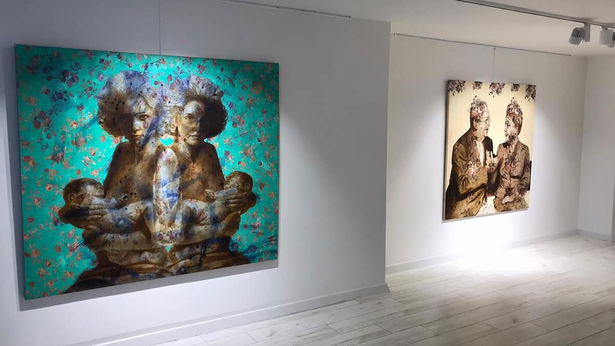 Katmanlar adlı resim sergisi açıldı