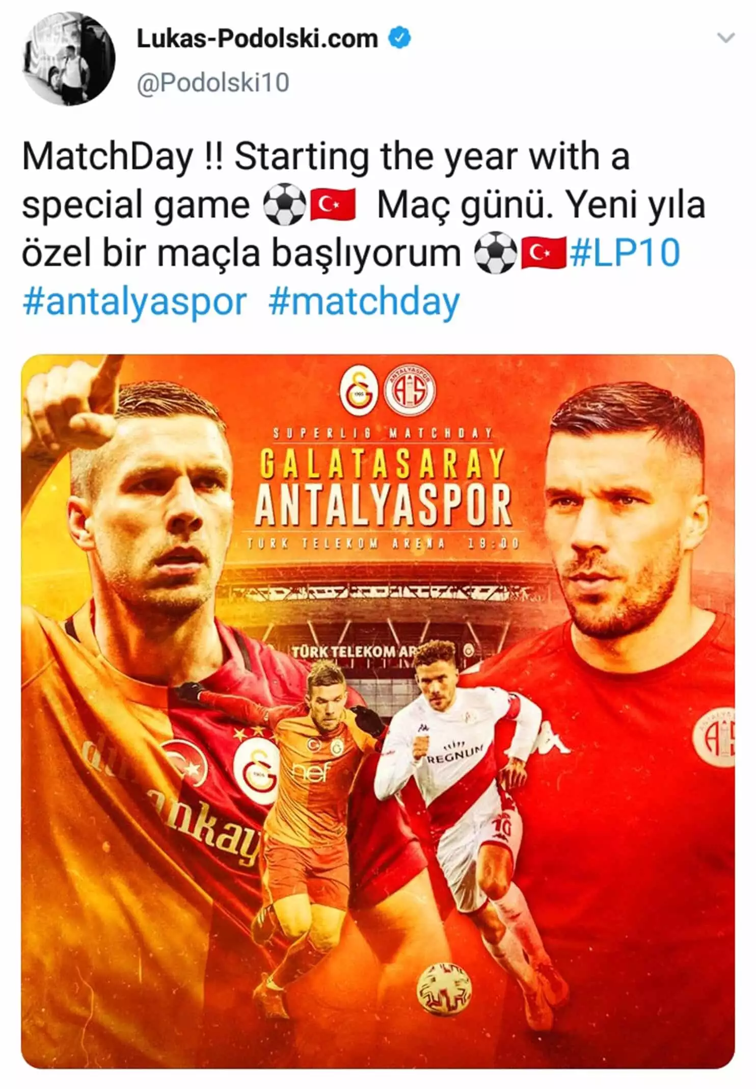 Podolski'nin paylaştığı fotoğrafa taraftar tepki gösterdi