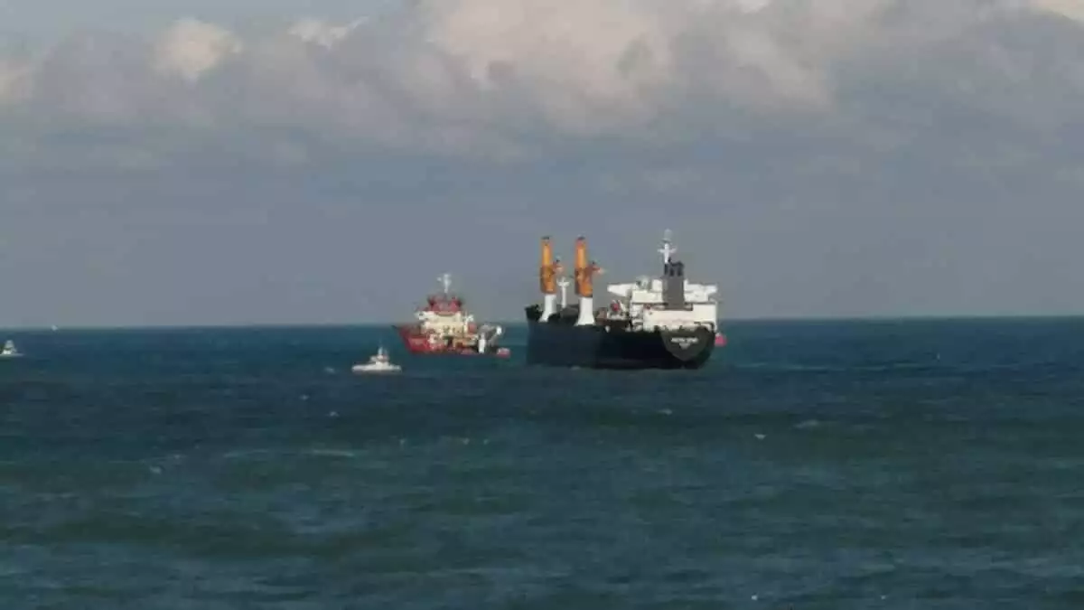 Panama bandıralı kargo gemisi kurtarıldı