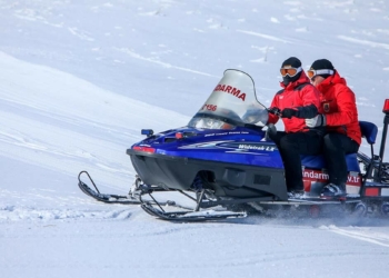 Saklıkent Kayak Merkezi beyaza büründü