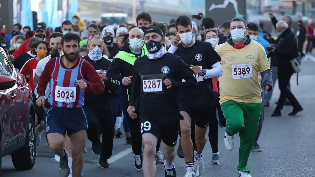 41'inci uluslararası trabzon yarı maratonu koşuldu