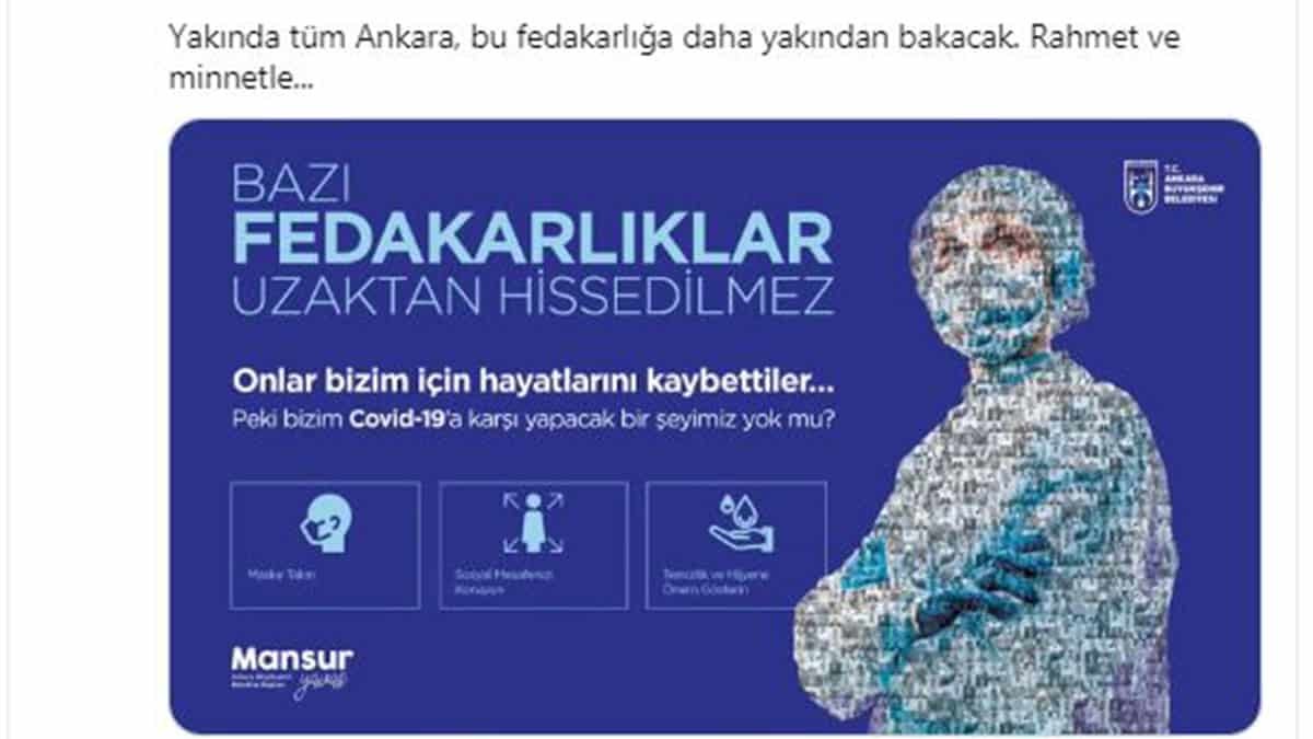 Sağlık çalışanlarına anma mekanı