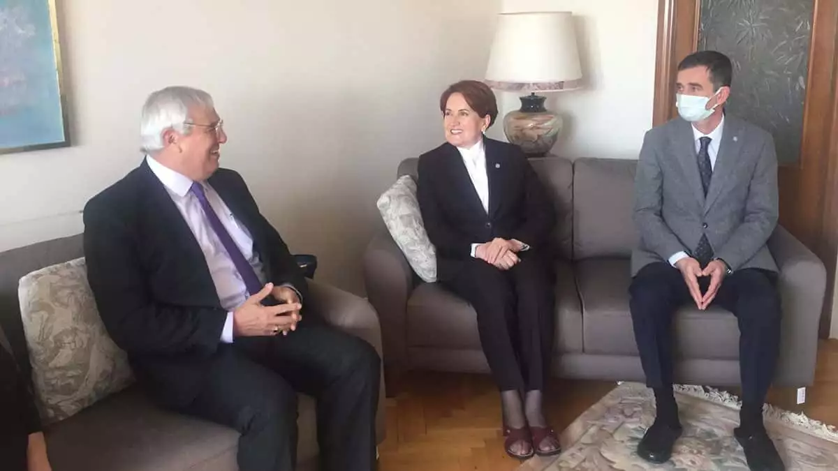 Akşener'den uğuroğlu'na geçmiş olsun ziyareti