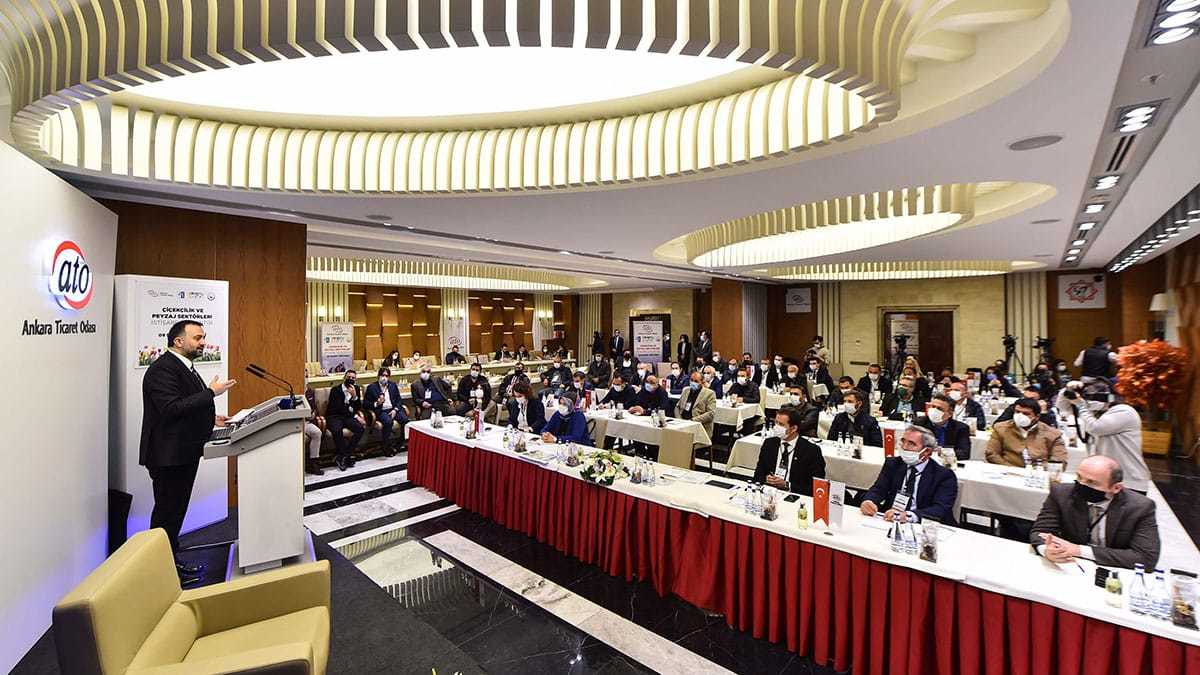 Çiçekcilik ve Peyzaj Sektörleri istişare toplantısı