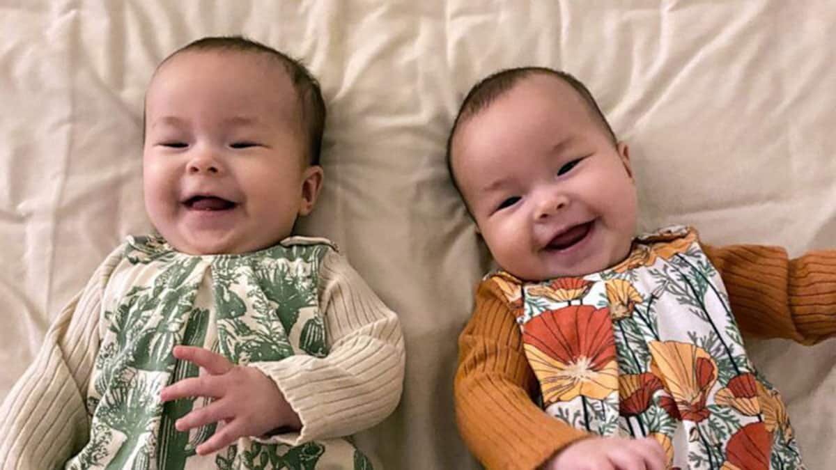 Karantinada doğan ikizler 9 ay sonra evine döndü