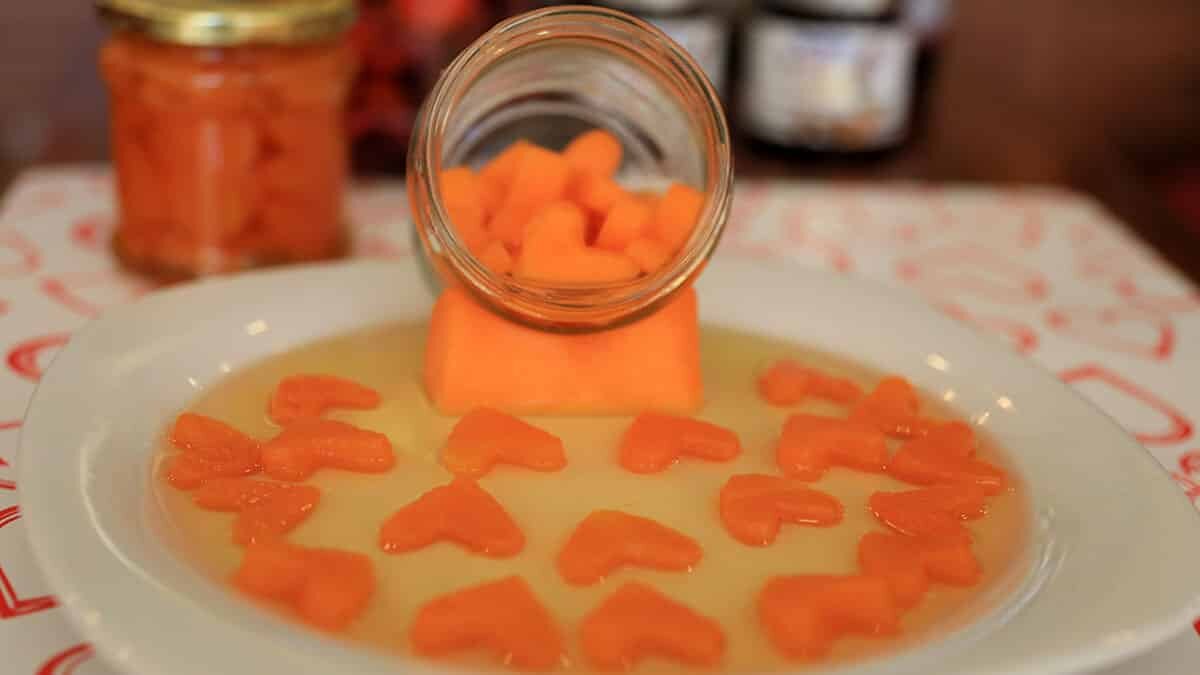 Kalp şeklinde bal kabağı reçeli ABD'ye gönderildi