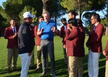 Afgan golfçüler turnuvada mücadele etti