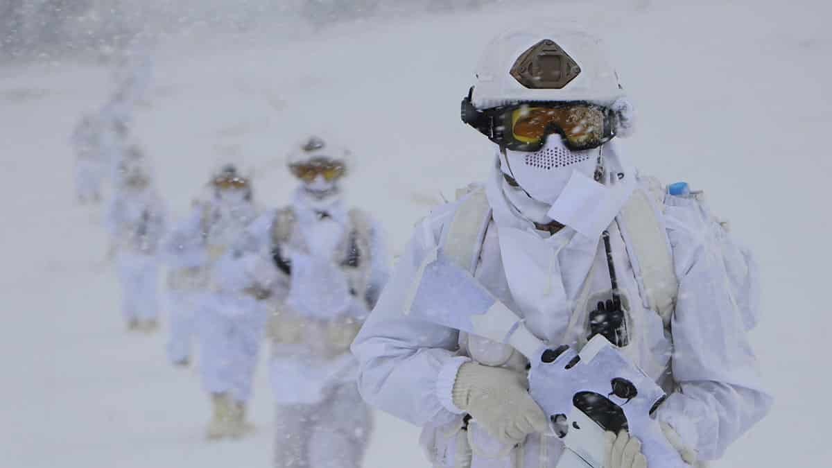 Doğubayazıt Jandarma Asayiş Komando Bölük Komutanlığında görevli askerlerin Ağrı Dağı'ndaki Eren-3 Operasyonu görüntülendi.
