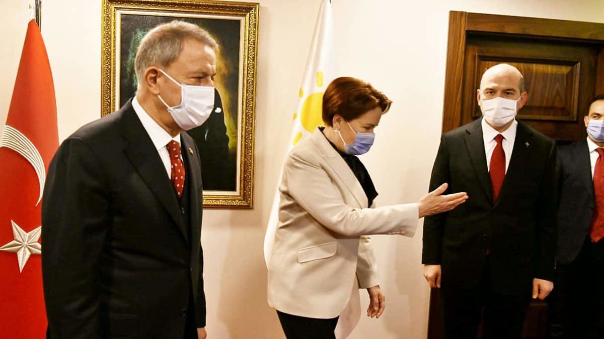 Akar ve Soylu Akşener'i ziyaret etti