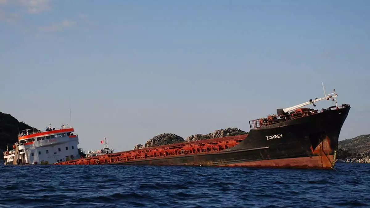 Batık gemide 1200 ton demir ekonomiye kazandırılacak