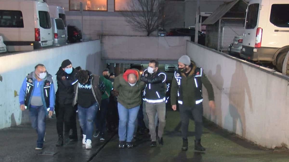 Daltonlar yakalandı; 45 kişi adliyede