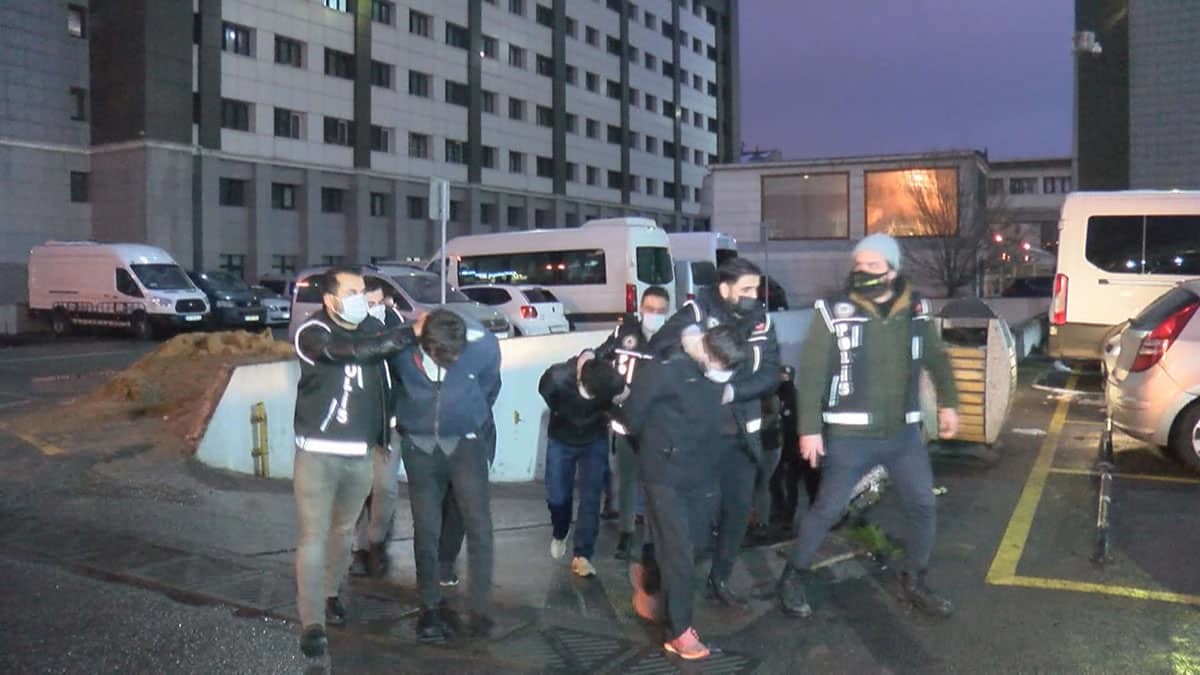 Daltonlar yakalandı; 45 kişi adliyede