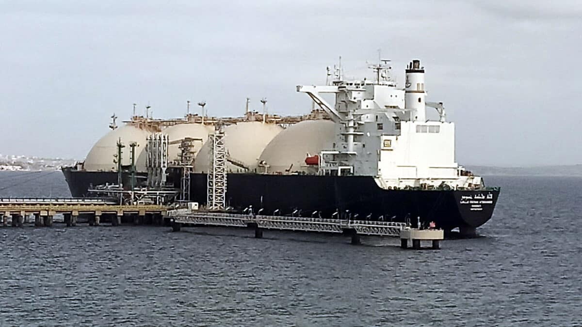 Dünyanın en büyük LNG gemilerinden N'Soumer Tekirdağ'da