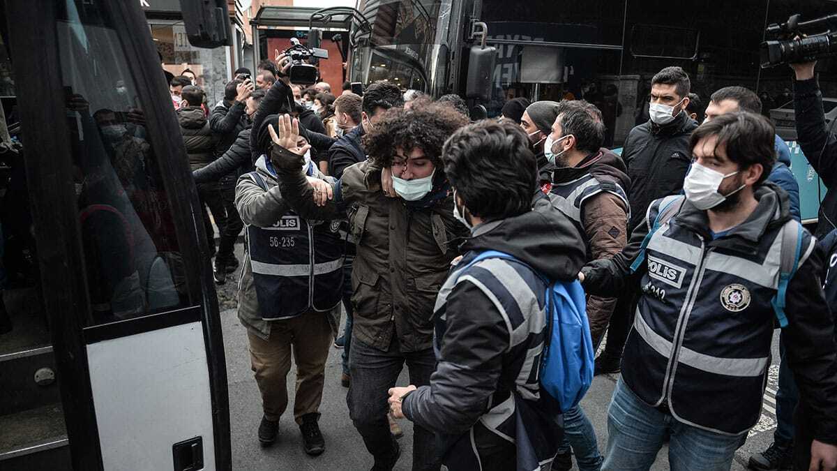 Boğaziçi eylemlerinde gözaltılar