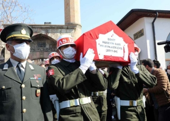 Kahramanmaraş şehidi Hüseyin Sarı toprağa verildi