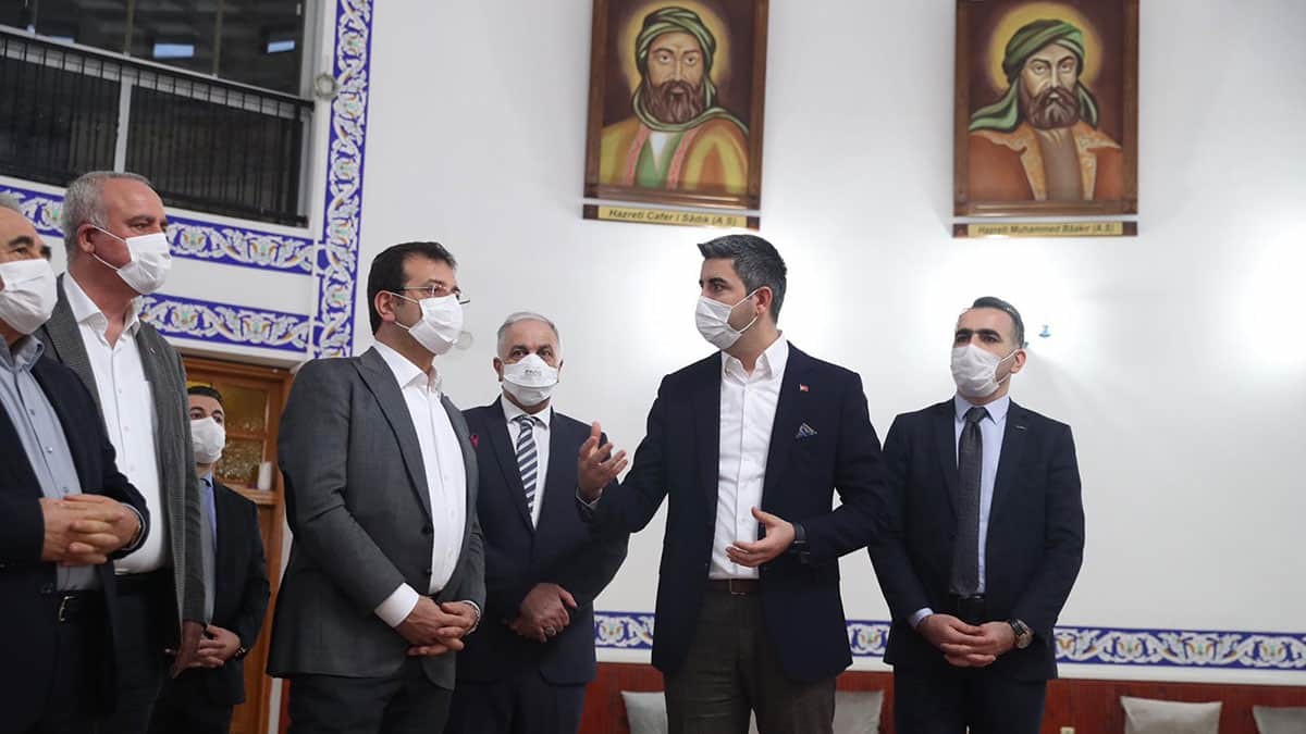 İmamoğlu, Hızır orucunu Kartal Cemevi'nde açtı