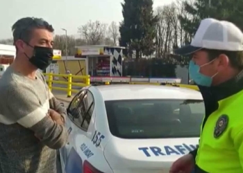 Helikopterli trafik denetimi yapıldı