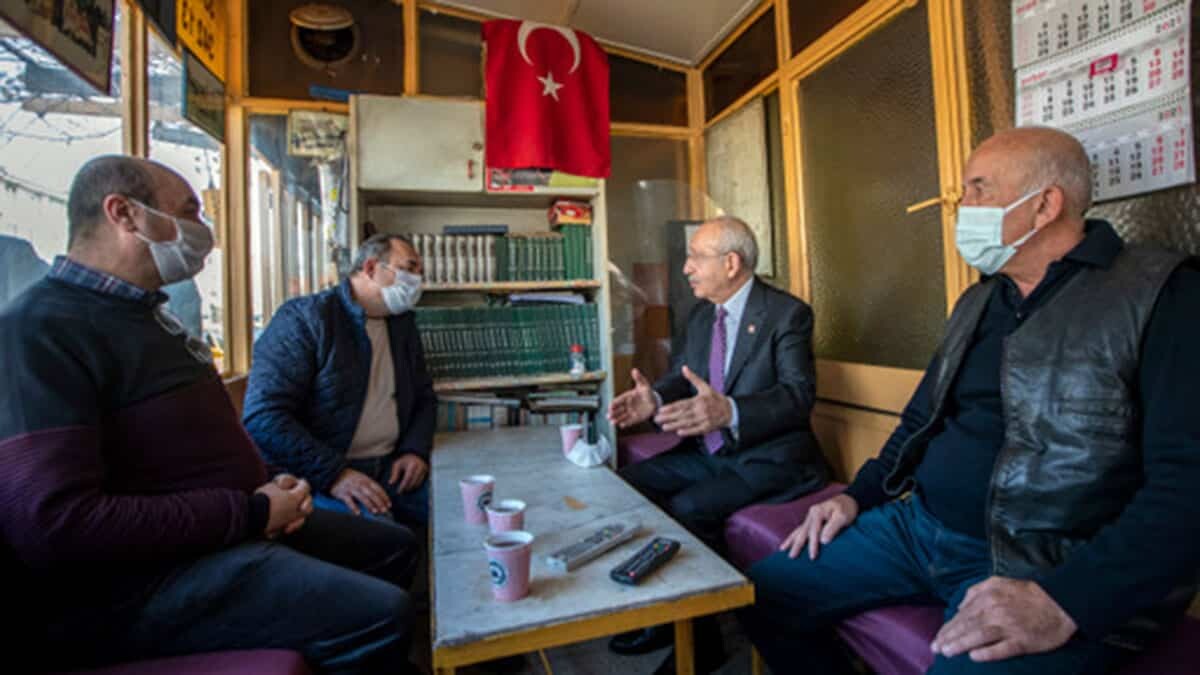 Kılıçdaroğlu Ankara'da esnaf ziyaretinde bulundu