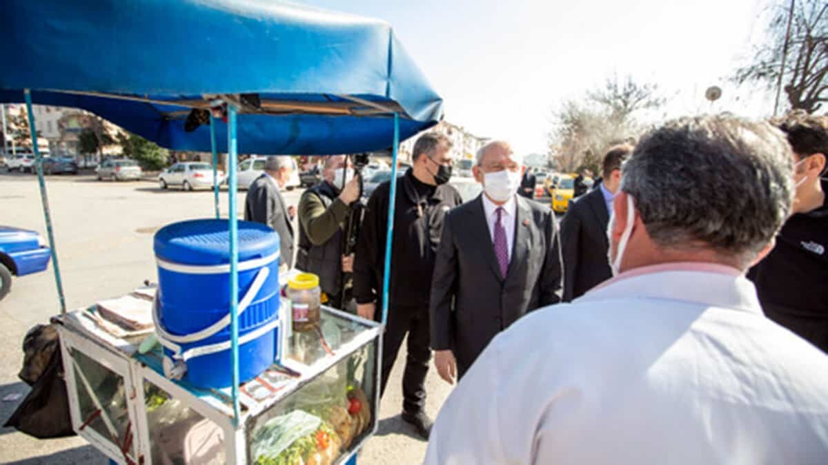 Kılıçdaroğlu Ankara'da esnaf ziyaretinde bulundu