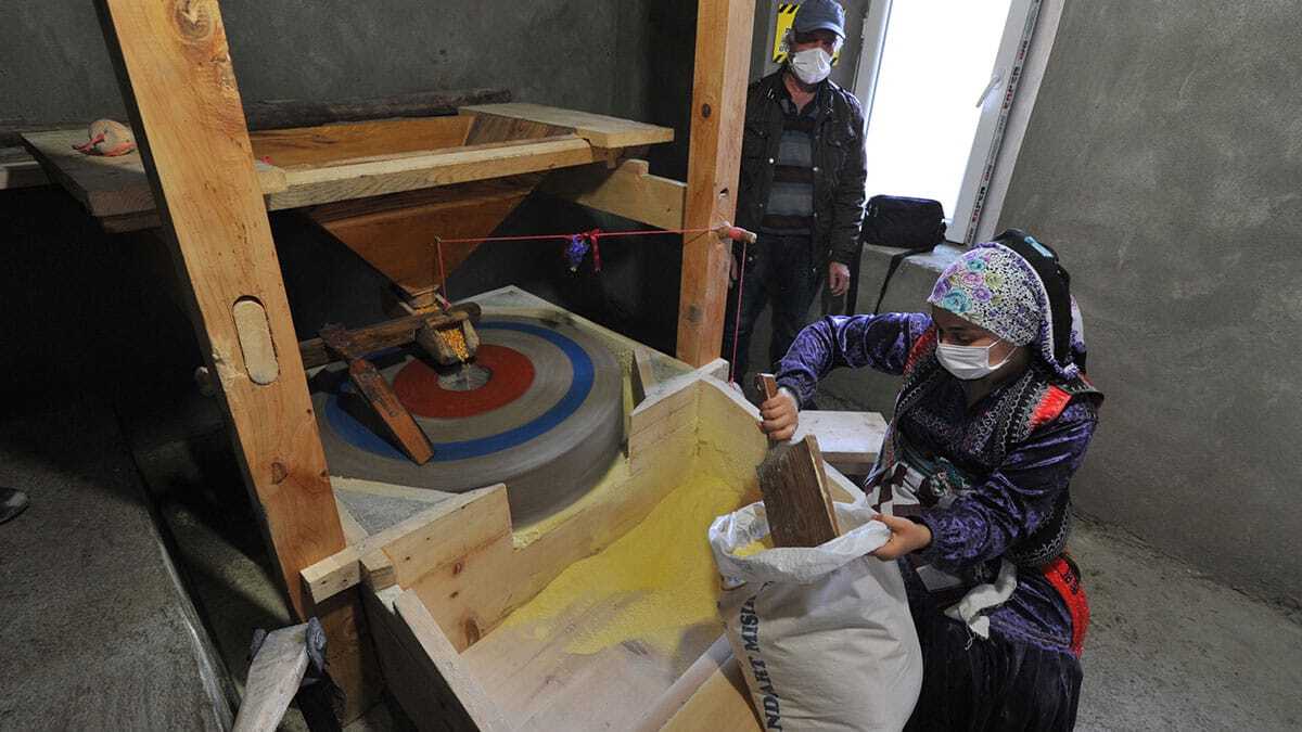 400 yıllık su değirmeni onarıldı