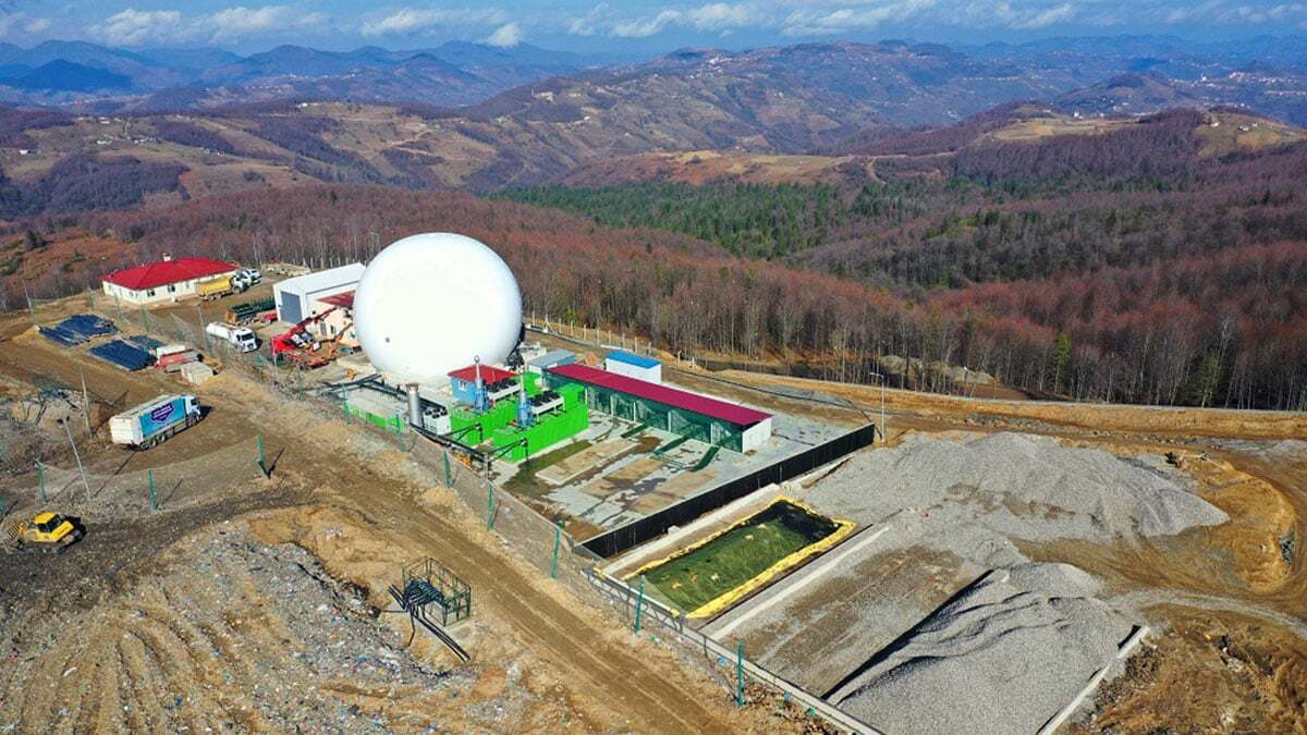 250 ton evsel atık ile elektrik enerjisi