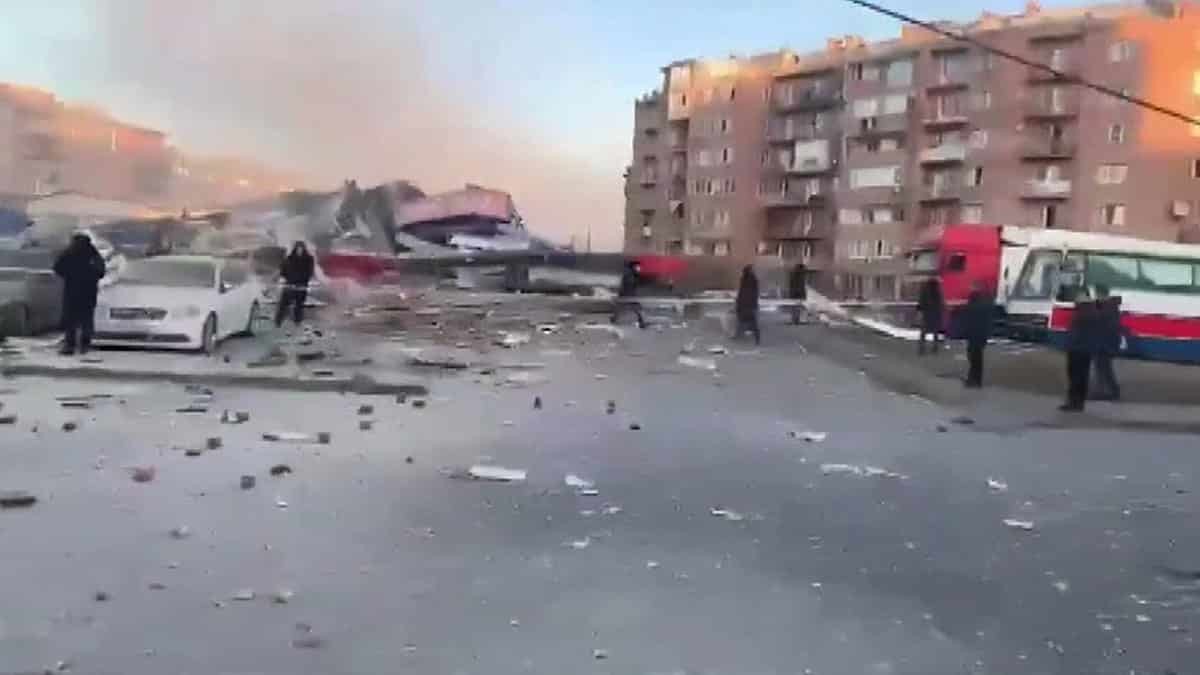 Rusya'da markette patlama