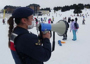 Jandarma ekipleri Uludağ'da denetim yaptı