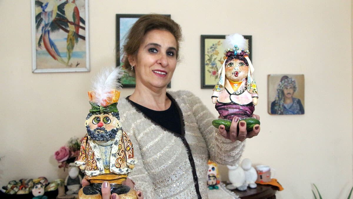 Taşlara fısıldayan kadın 40 yıldır taşı sanata dönüştürüyor