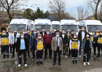 Belediyenin sağlık çalışanları için kahvaltı