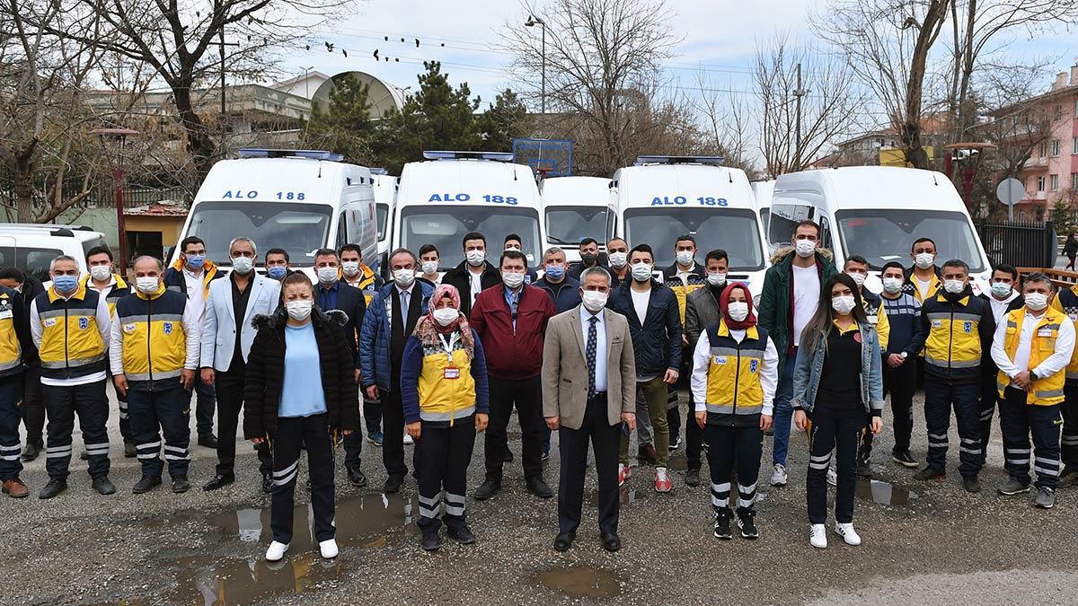 Belediyenin sağlık çalışanları için kahvaltı