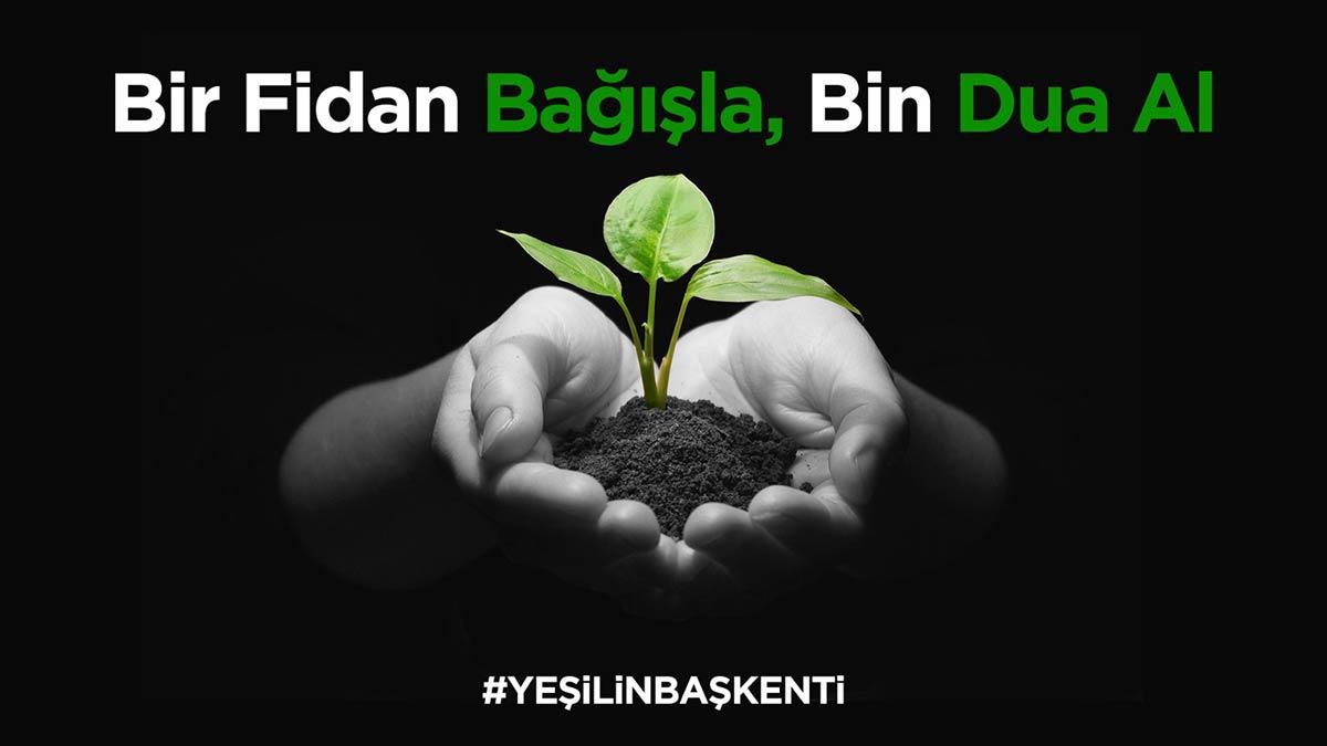 Ankara Büyükşehir Belediyesi, Yeşilin Başkenti projesini hayata geçiriyor. Başkent’in rengi yeşille anılacak.