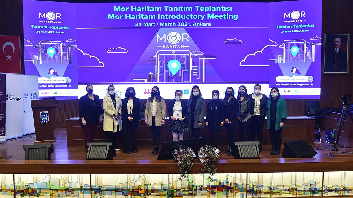 Ankara Büyükşehir Belediyesi, hayata geçirdiği MOR Haritam uygulamasını 48 il belediyesine tanıttı.