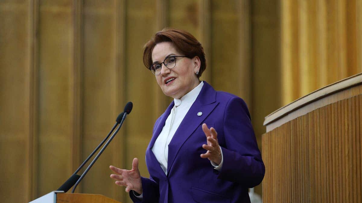 Akşener, "Biz diyoruz ki; devlet kadınları çocukları aileyi korumak zorundadır. İstanbul Sözleşmesi, işte tam da bunun için vardır" dedi.