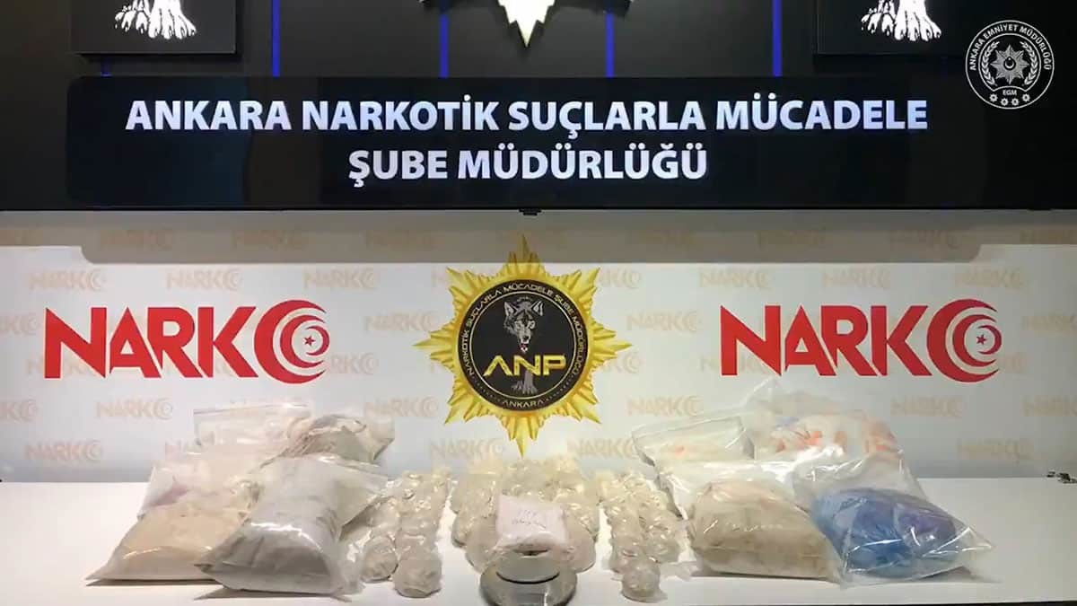 Ankara'da 31 kilo 200 gram eroin ele geçirildi