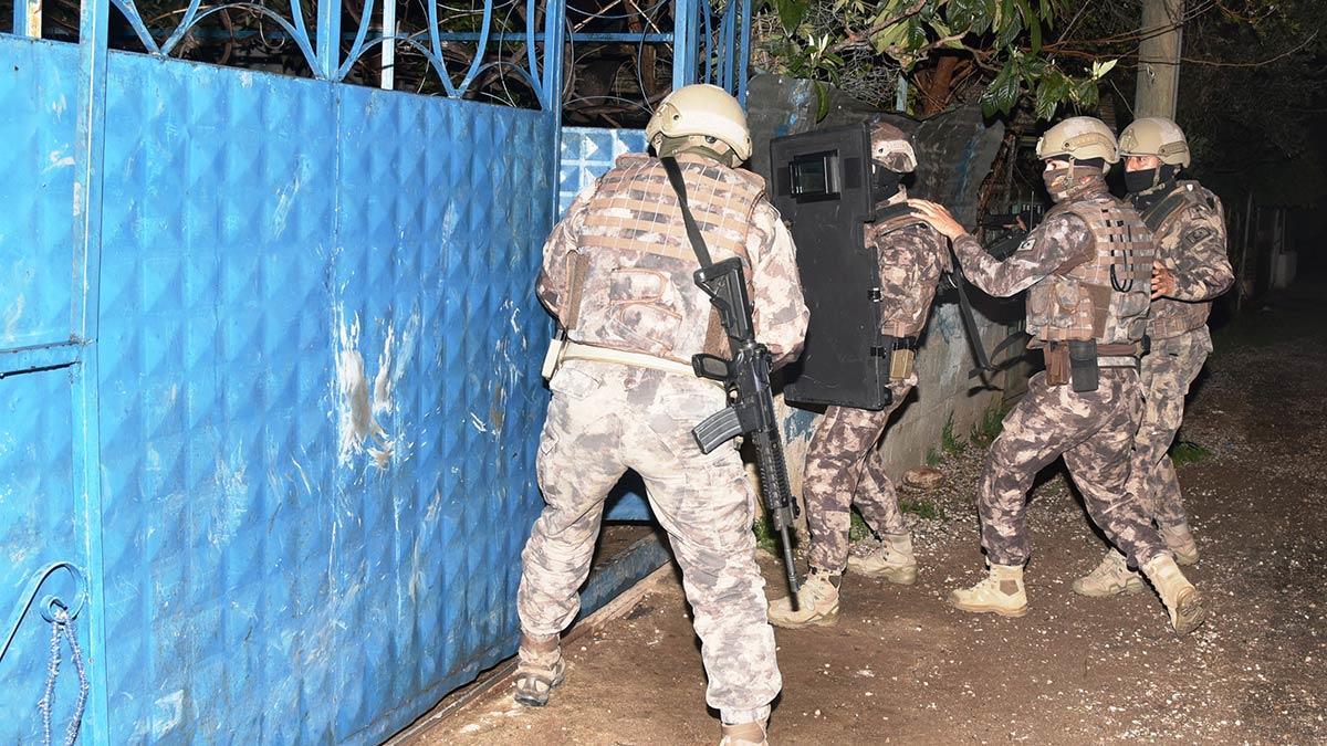 Helikopter destekli operasyon; Çok sayıda gözaltı