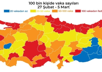 Antalya yine yüksek riskli iller arasında yer alıyor