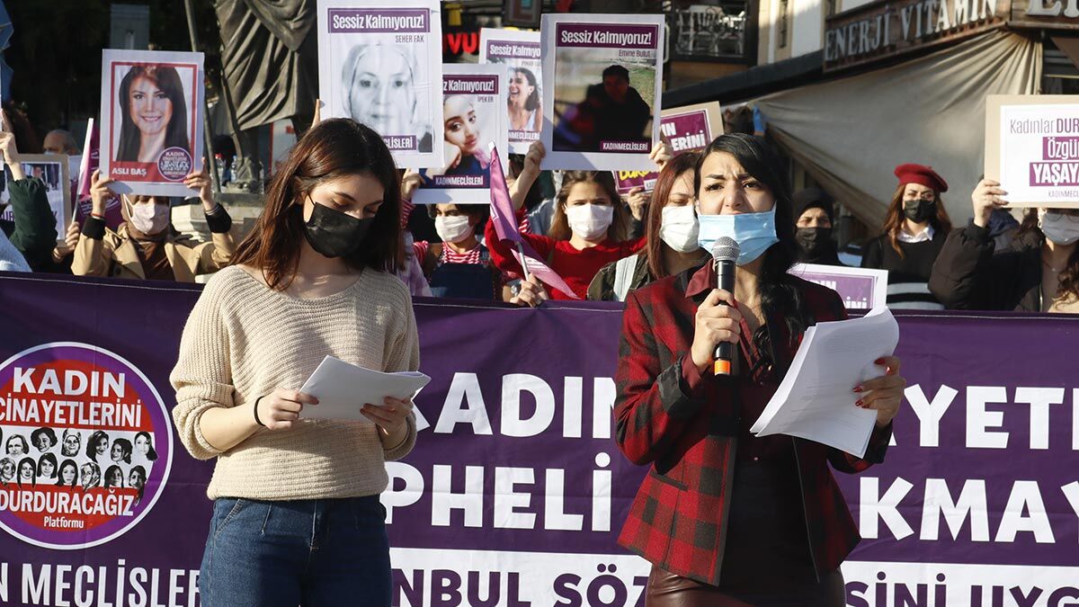 Bir yılda 303 kadın öldürüldü