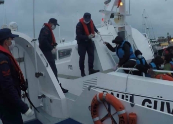 Bodrum'da 34 kaçak göçmen kurtarıldı