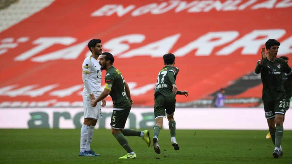 Bursaspor'da galibiyet sevinci