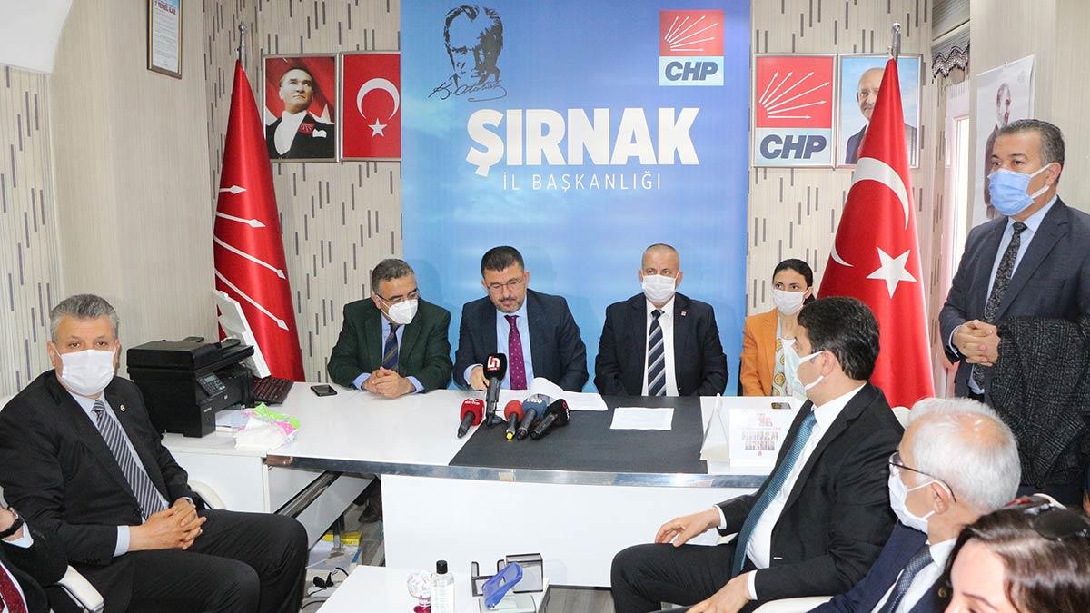 CHP Ekonomi Masası heyeti Şırnak'ta